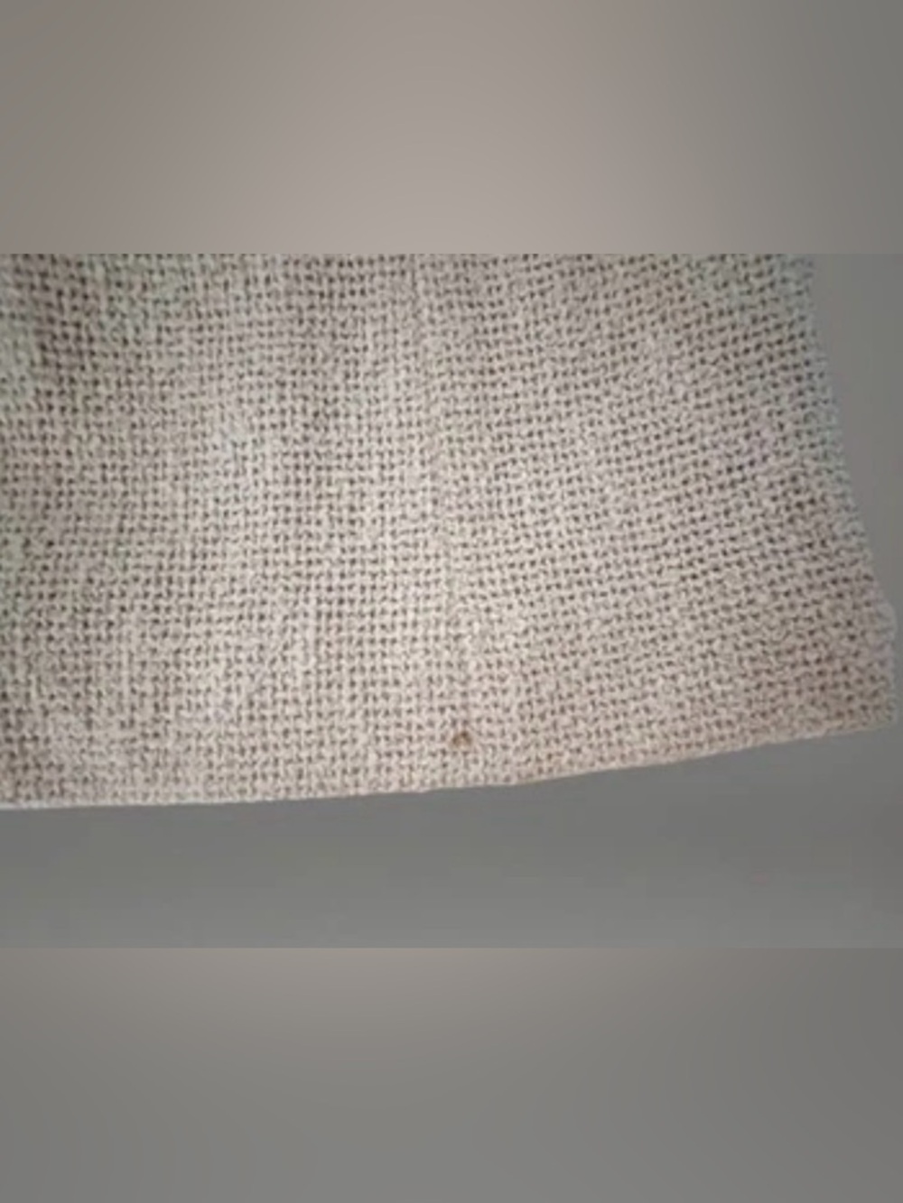 CHANEL Cream Textured Mini Skirt - Picture 7 of 10